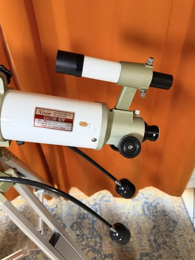 Оборудование видеонаблюдения VIXEN ASTRONOMICAL TELESCOPE CUSTOM 80M D80MM F190M — фото лота 1