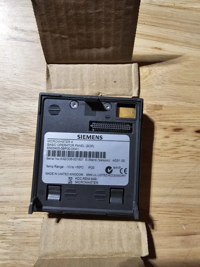 Частотный преобразователь Siemens 6SE6400-0BP00-0AA0 MICROMASTER 420 DeviceNet A — фото лота 2
