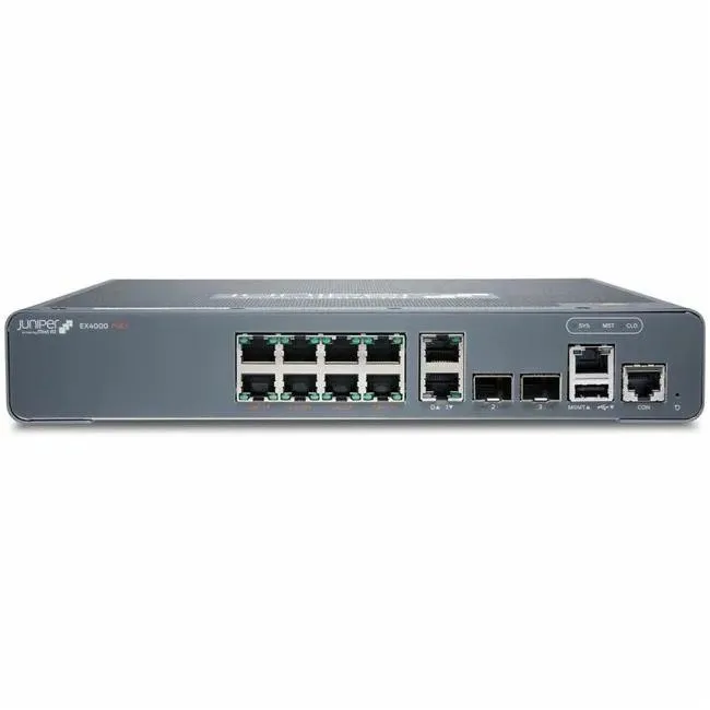 Коммутатор Juniper EX4000-8P EX4000 8-PORT 10/100/1000BASET POE+ 2X 1G/10G SFP/S