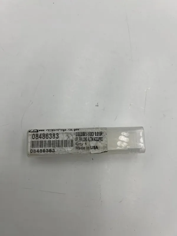 Режущий инструмент Accupro 8486383 Carbide Square End Mill F S 3/8″x3/8″x1-1/8"x