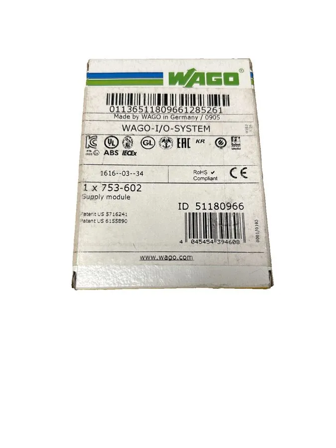 Блок питания Wago 753-602 Power Supply Module 24 VDC — фото лота 1