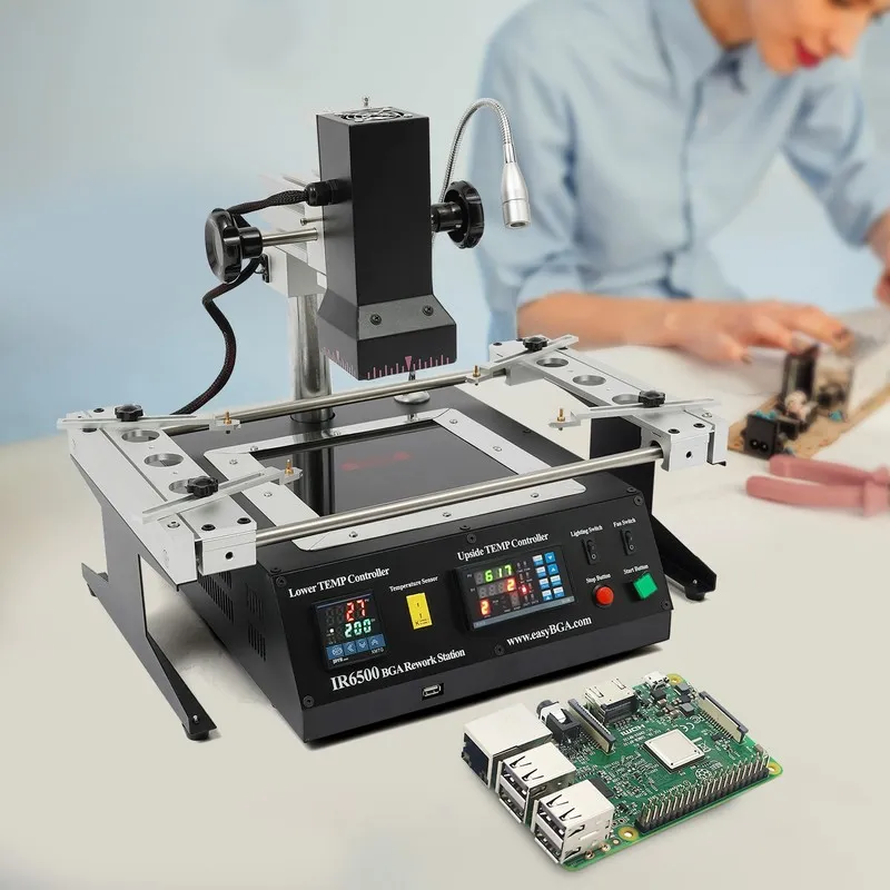 Паяльная станция 110V IR6500 BGA Rework Station Xbox360 PS3 Infrared Soldering&W