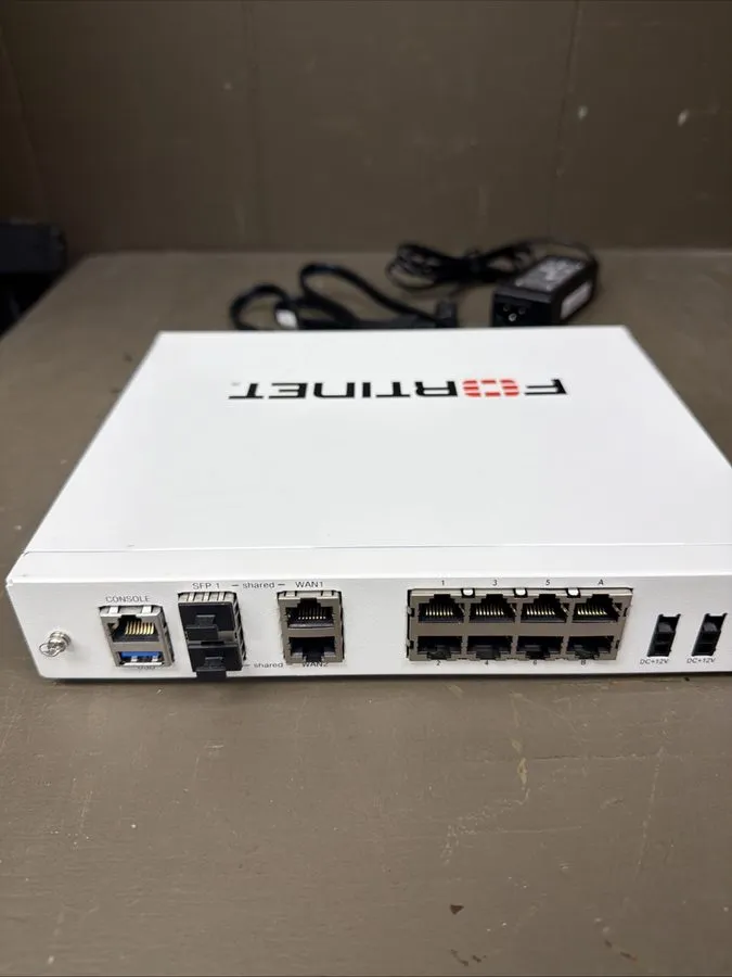 Межсетевой экран Fortinet FortiGate 80F FG-80F Firewall Security Appliance 10x G — фото лота 1