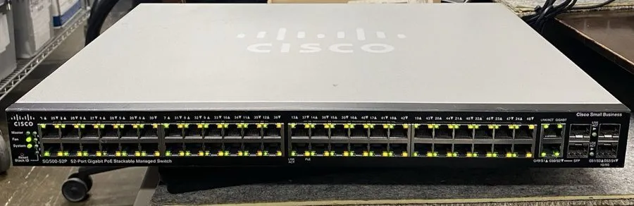 Коммутатор Cisco SG500-52P 52-Port Gigabit Stackable PoE Managed Ethernet Switch