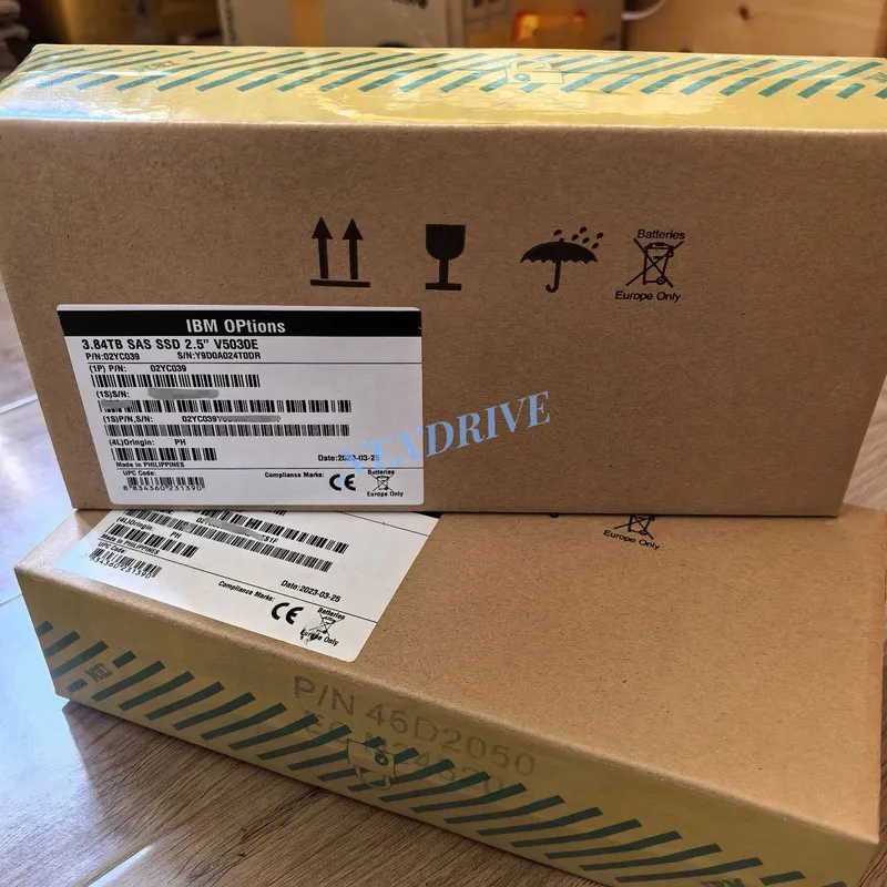 SSD-накопитель IBM 3.84TB SAS 02YC039 02PX542 2072-AL81 12Gb RI Storwize V5030E