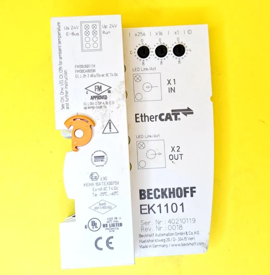 Шлюз полевой шины Beckhoff EK1101 EtherCAT Coupler