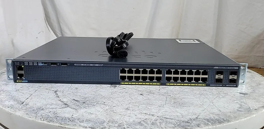 Коммутатор Cisco WS-C2960X-24PS-L 24-Port Gigabit PoE+ 370W Managed Switch