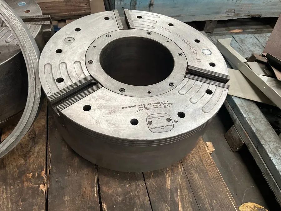 Робот 19.68" SCHUNK ROTA TB 500-230 LH Extended Stroke Air Chuck 9.06" Bore 1300 — фото лота 1