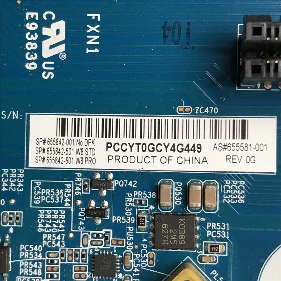 Материнская плата HP Z220 CMT WorkStation motherboard 655842-001 655581-001