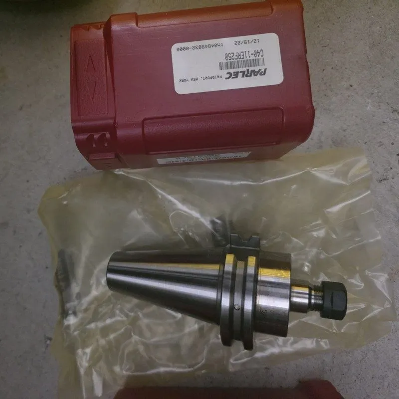Режущий инструмент Parlec C40-11ERF 250 CNC CAT 40 Taper ER11 Collet Tool Holder — фото лота 1