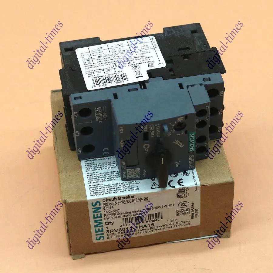 Автоматический выключатель SIEMENS motor protection circuit breaker 3RV6011-1HA1
