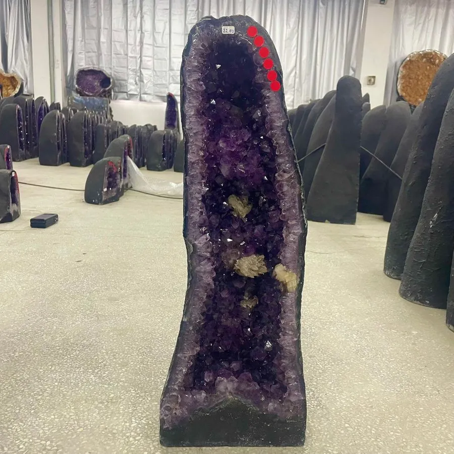 Лабораторный прибор 50.16LB TOP Natural amethyst geode quartz carved crystal clu