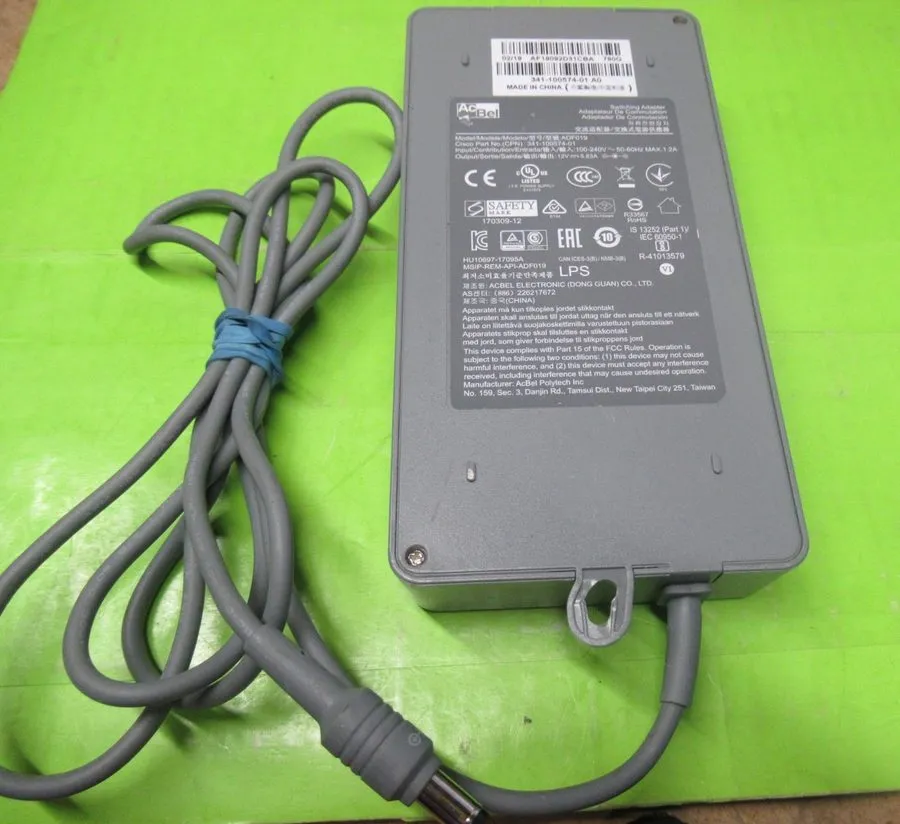 Коммутатор AcBel ADF019 Cisco 341-100574-01 Switching Power Adapter 12V 5.83A 70