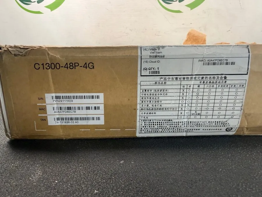 Коммутатор Cisco C1300-48P-4G Cisco 48 Port POE Switch 4 x 1GB SFP