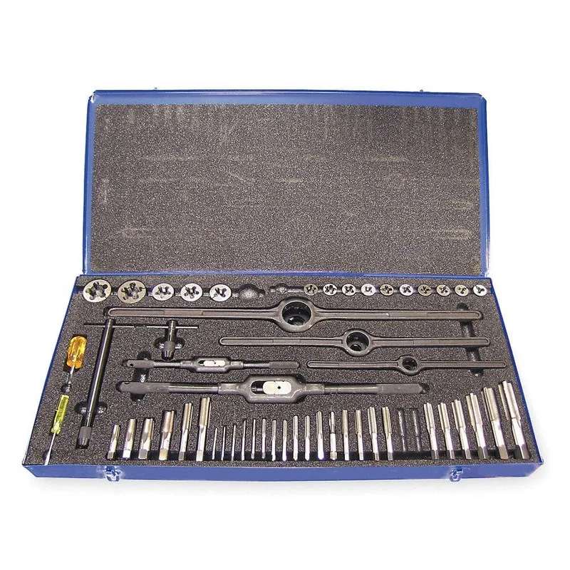 Режущий инструмент CLEVELAND C00533 Tap/Die Set, UNC,UNF,UNS,NPT 4ALH6 — фото лота 1