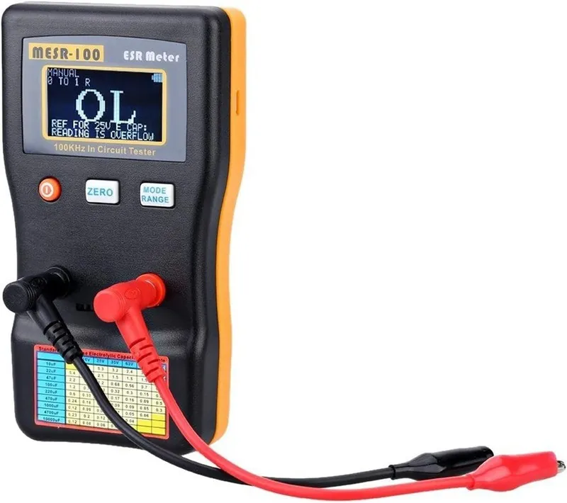 Тестер MESR-100 V2 Auto Ranging in Circuit ESR LCR Meter Capacitor / Low Ohm Met