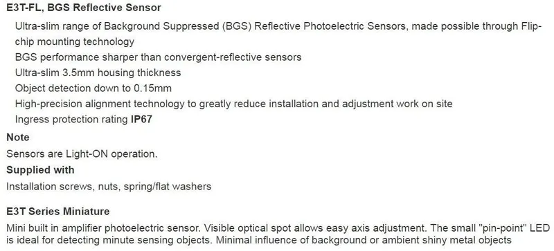 Фотоэлектрический датчик Omron E3T-FL11 2m Ultrathin Photoelectric Switch NPN Se