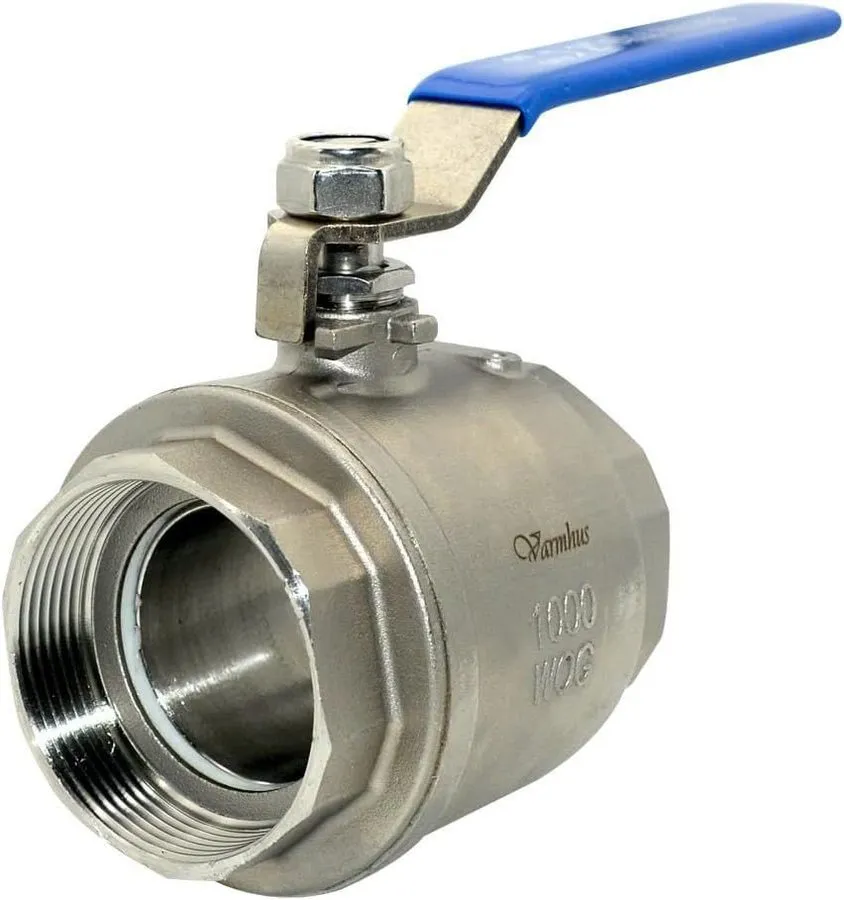 Клапан Full Port Ball Valve 3/4 NPT 304 Stainless Steel WOG1000 Heavy Duty — фото лота 2