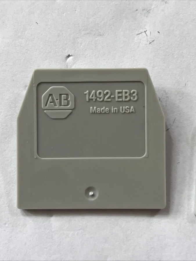 Клеммник ALLEN BRADLEY 1492-EB3 END BARRIER NSNP