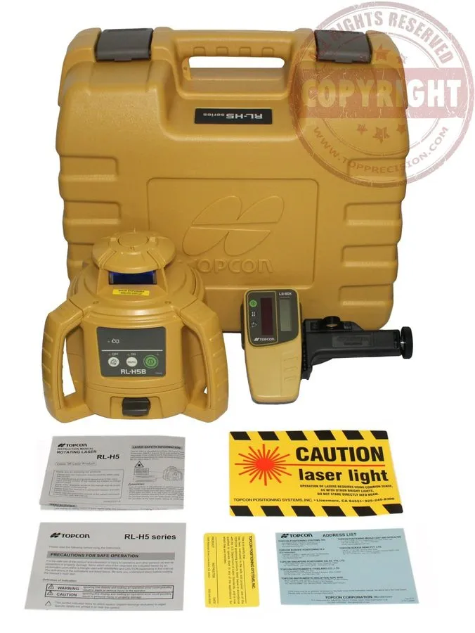 Нивелир Topcon RL-H5B Self-Leveling Rotary Laser Level with LS-80L Receiver