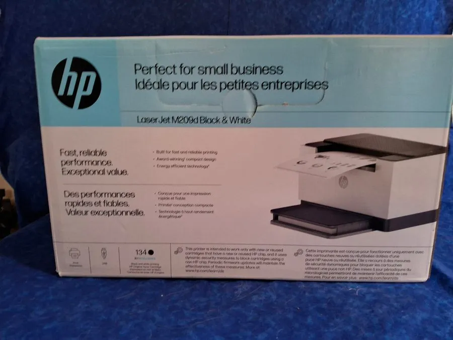 Лазерный принтер HP LaserJet M209d Laser Printer, Black And White Mobile Up to 2