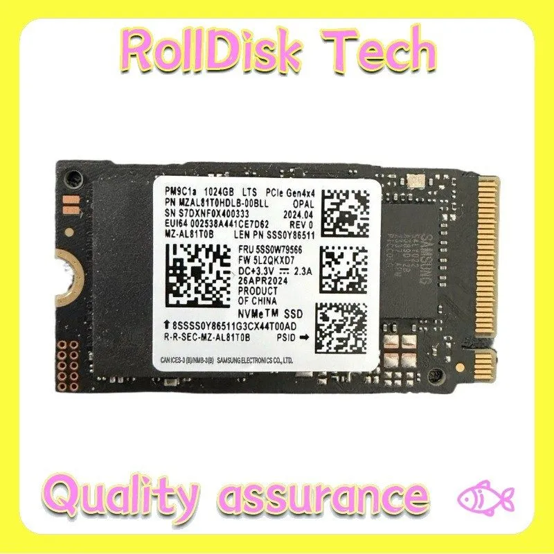 SSD-накопитель Samsung PM9C1a MZAL81T0HDLB 1024GB M.2 PCIe Gen4x4 NVMe OPAL Inte