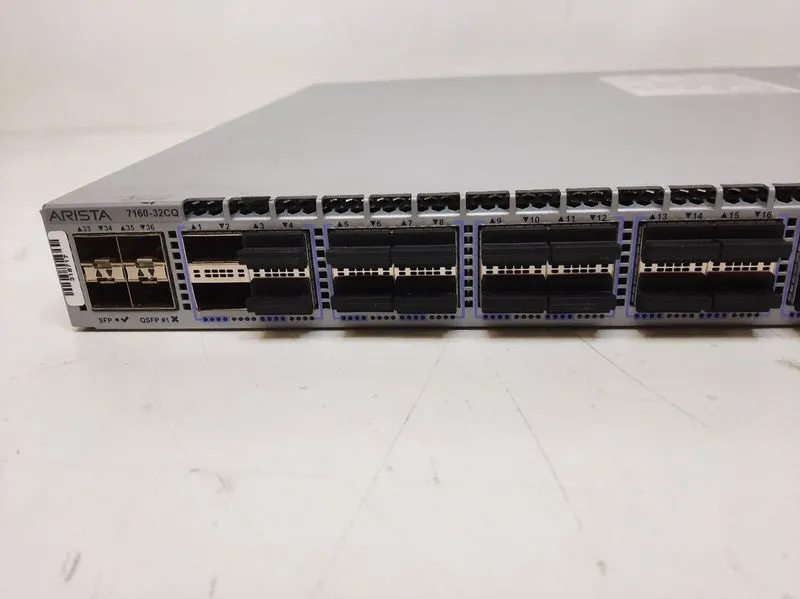 Коммутатор Arista DCS-7160-32CQ 32x 100GbE QSFP28 2x 10GbE SFP+ Network Switch — фото лота 2