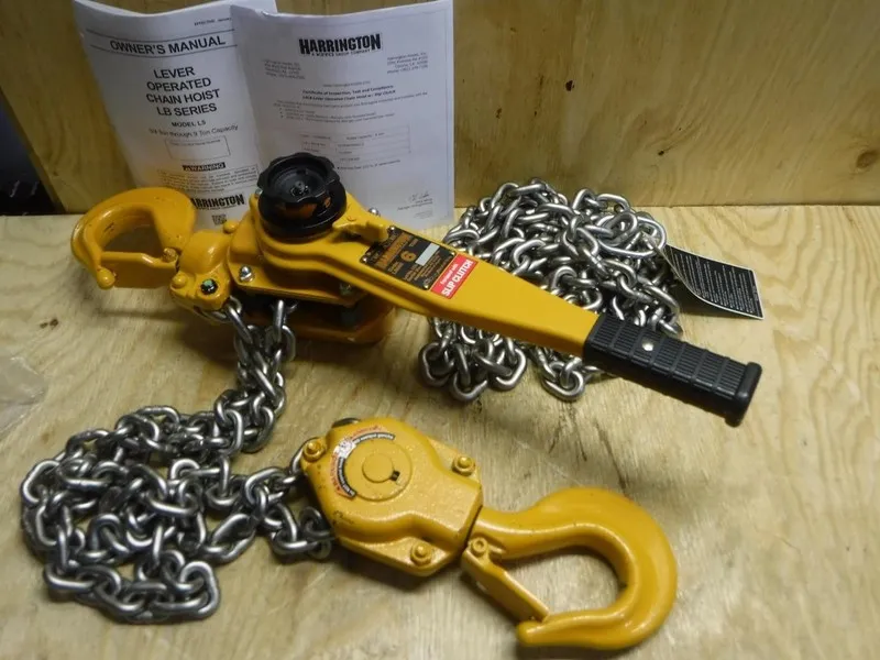 Таль Harrington Lb060-10 Lever Chain Hoist, 12, 000 Lb Load Capacity, 10 Ft Hois