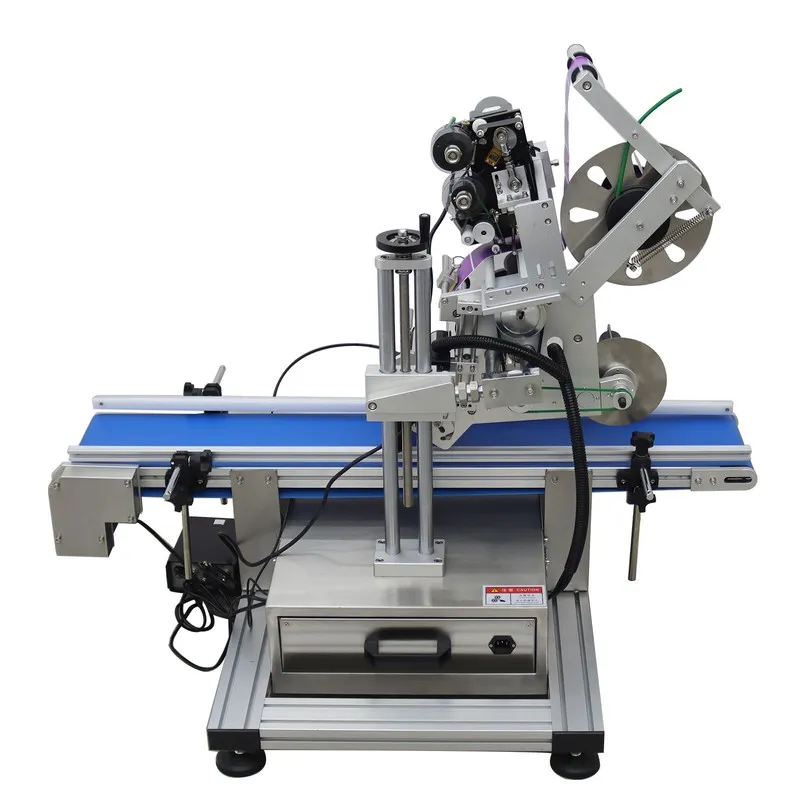Конвейер Auto Desktop Conveyor Table Plane Labeling Machine w/Touch Screen 25- / — фото лота 2