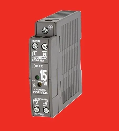 Блок питания IDEC PS5R-VB24 Power Supply 15W 24VDC DIN Rail Mounted — фото лота 1