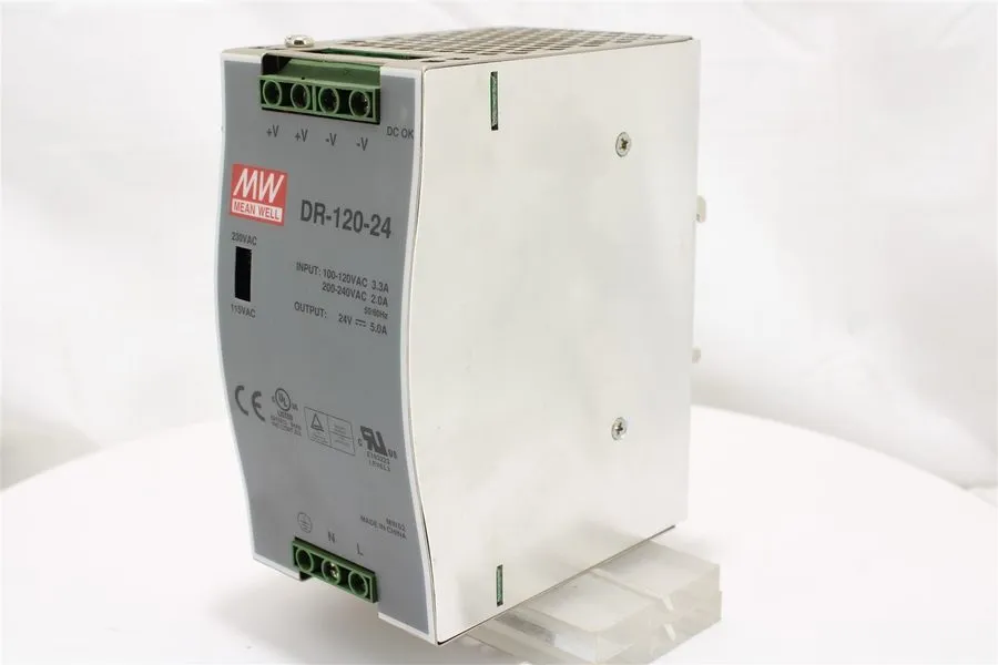 Блок питания Mean Well DR-120-24 DIN Rail Power Supply 24V DC 5A 120W — фото лота 1