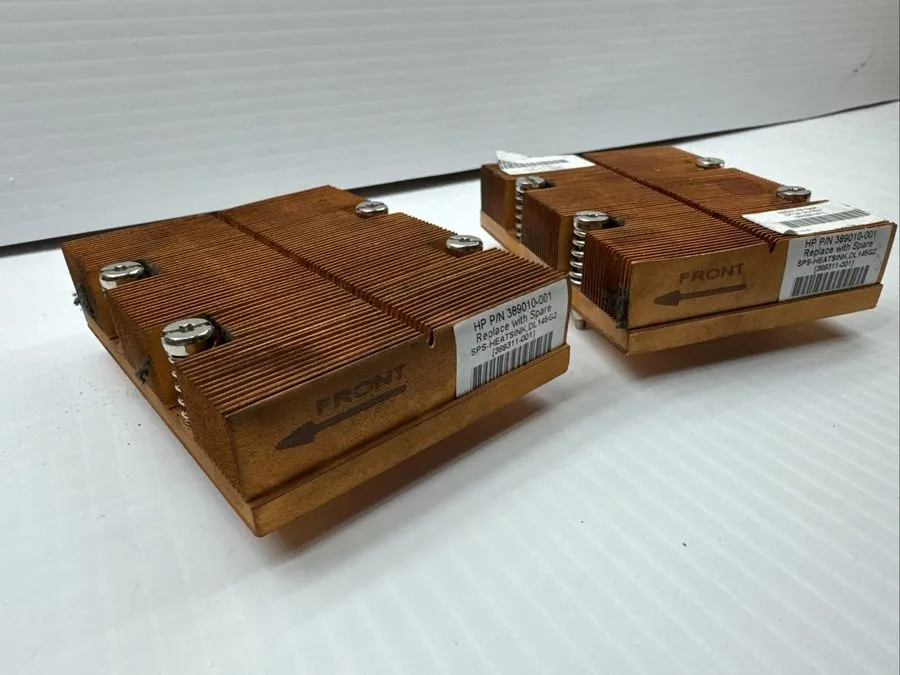 Радиатор HP 389010-001 CPU Heatsink — фото лота 1