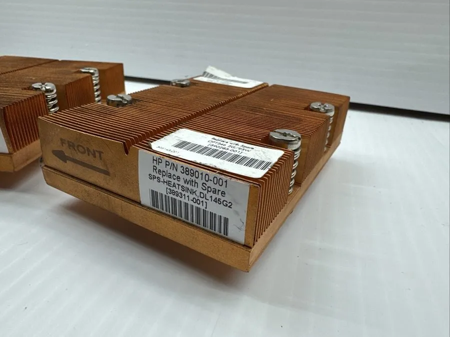 Радиатор HP 389010-001 CPU Heatsink — фото лота 2