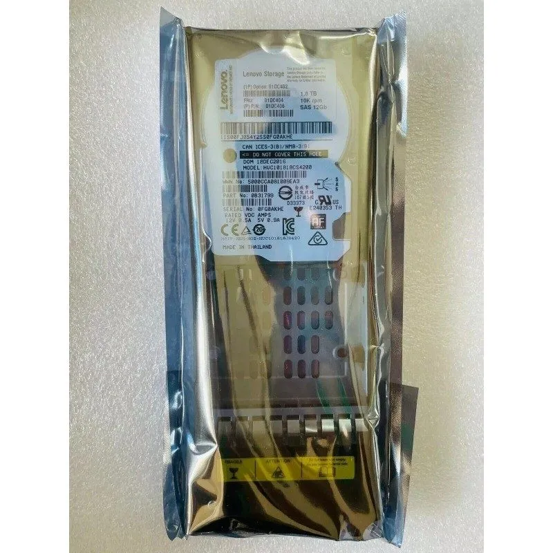 Жёсткий диск Lenovo Storage 01DC402 01DC406 01DC404 1.8TB 10K SAS 12G HDD Hard D