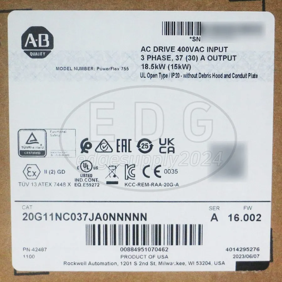 Частотный преобразователь 20G11NC037JA0NNNNN