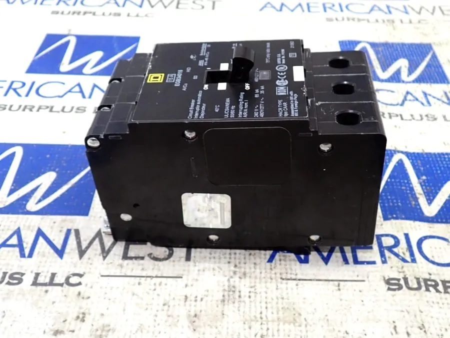 Автоматический выключатель SQUARE D EGB34015 Circuit Breaker,15A,Bolt On,277/480