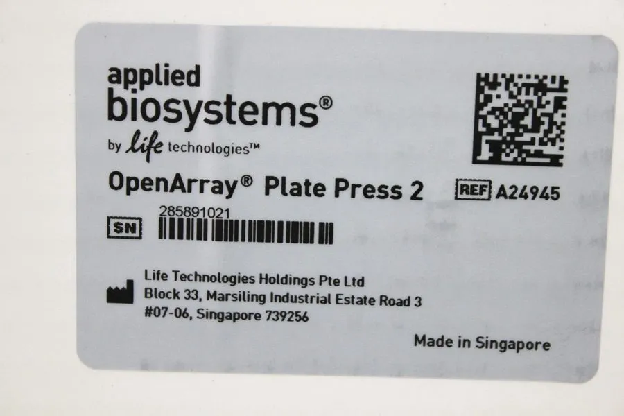 Амплификатор Applied Biosystems OpenArray Plate Press 2 Real-Time PCR — фото лота 2