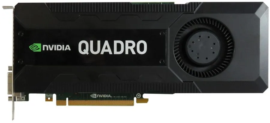 NVIDIA QUADRO K5000 4GB GDDR5 PCI-E 256-Bit 2xDP DVI-I DVI-D
