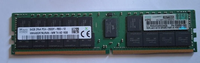 Модуль памяти 64GB 2Rx4 SK Hynix PC4-2933Y RDIMM | HMAA8GR7MJR4N-WM | HPE ProLia