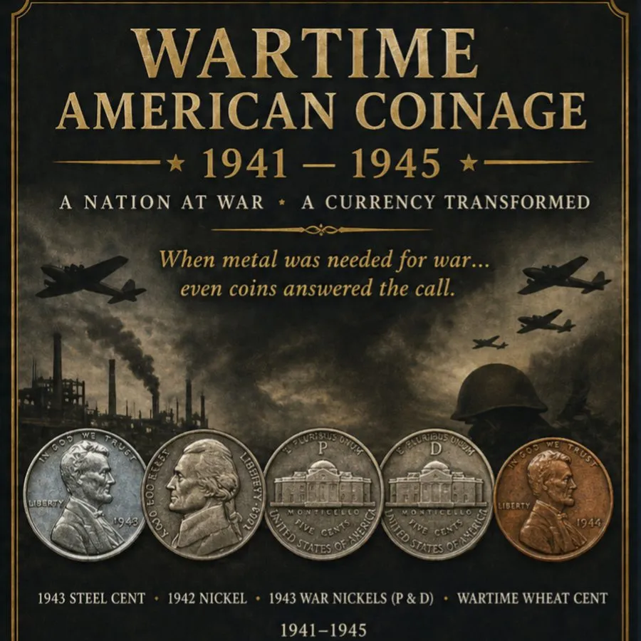Лабораторный прибор U.S. World War II 1943-S Jefferson Nickel Large Wartime Mark — фото лота 2