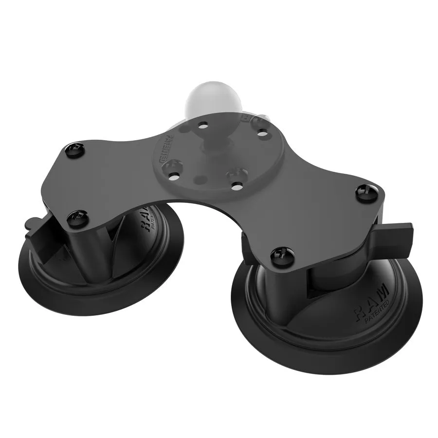 Вакуумная присоска RAM Heavy-Duty Dual Twist-Lock Suction Cup Base, RAM-B-189BU