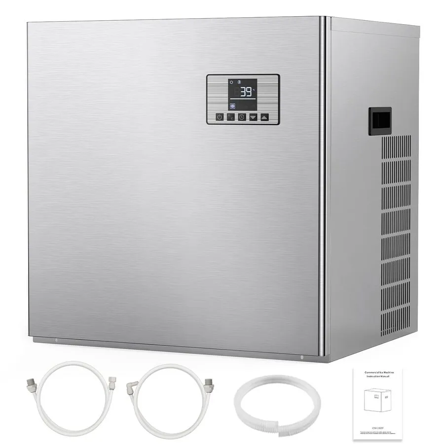Льдогенератор Commercial Ice Machine 580Lbs/24H 400Lbs Storage Capacity