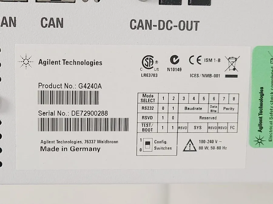 Хроматограф Agilent 1260 Infinity HPLC-Chip Cube Interface (PN:G4240A) — фото лота 4