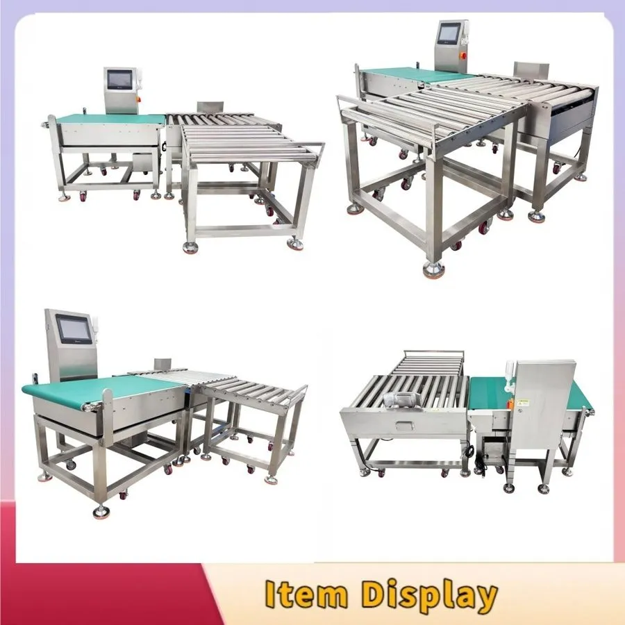 Конвейер Automatic Inline Checkweigher Weighing Conveyor with Pusher Rejection A