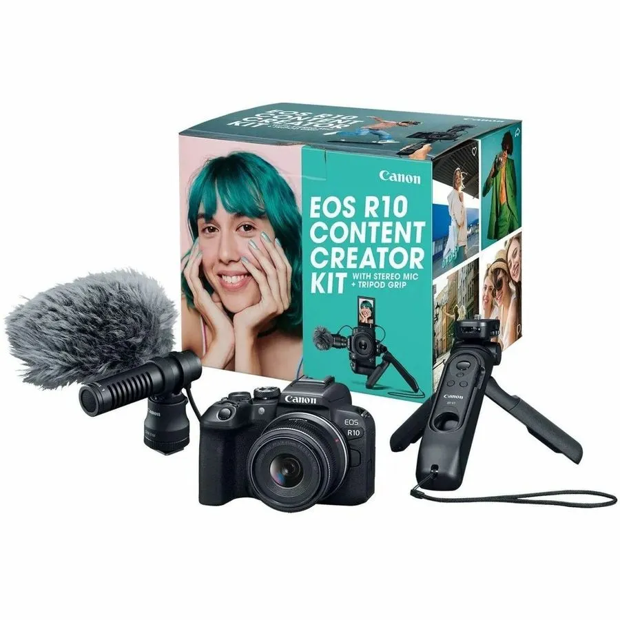 Фотокамера Canon 5331C079 EOS R10 24.2MP Mirrorless Camera Kit — фото лота 1