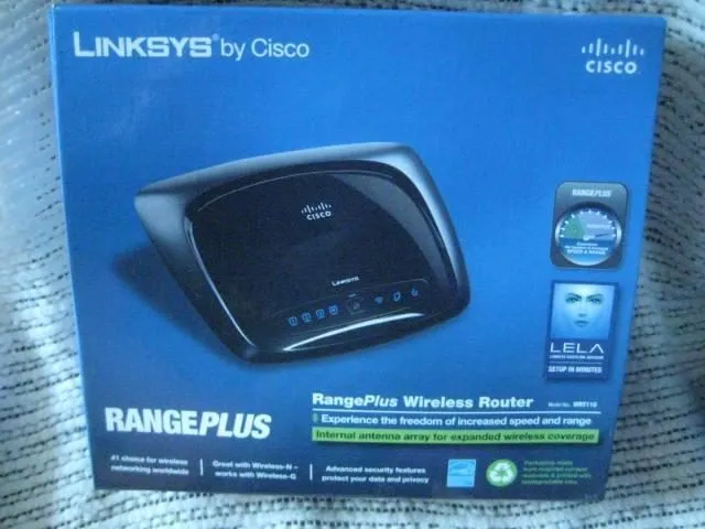 Маршрутизатор Cisco Linksys WRT110 RangePlus Wireless G 4-Port 2.4GHz Router
