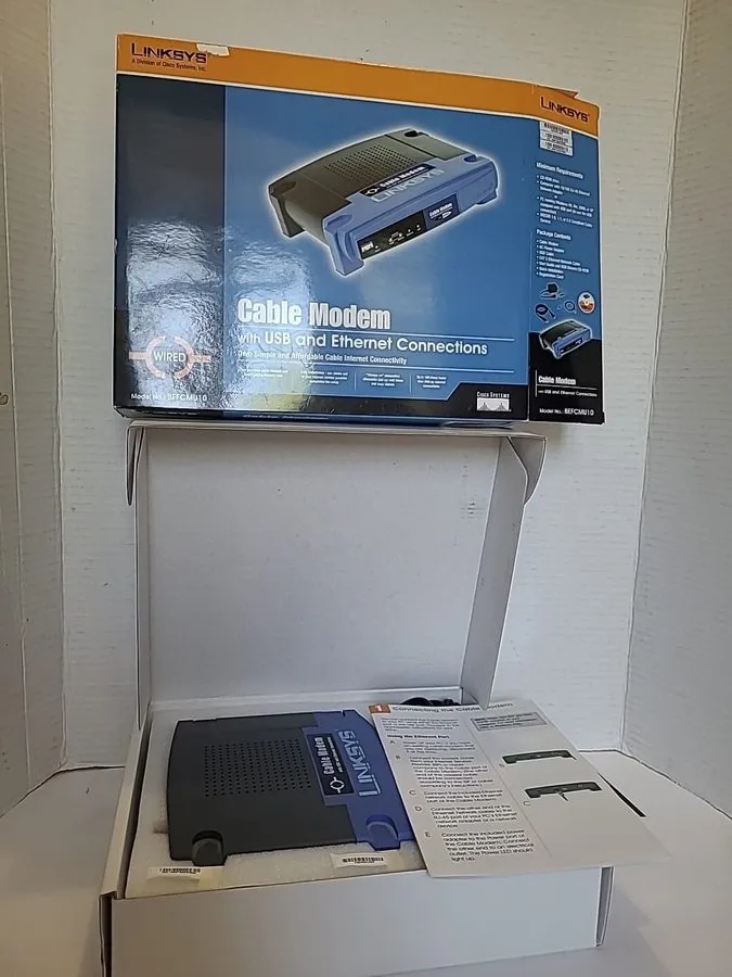 Маршрутизатор LINKSYS Cable Model with USB & Ethernet Connections Model BEFCMU10