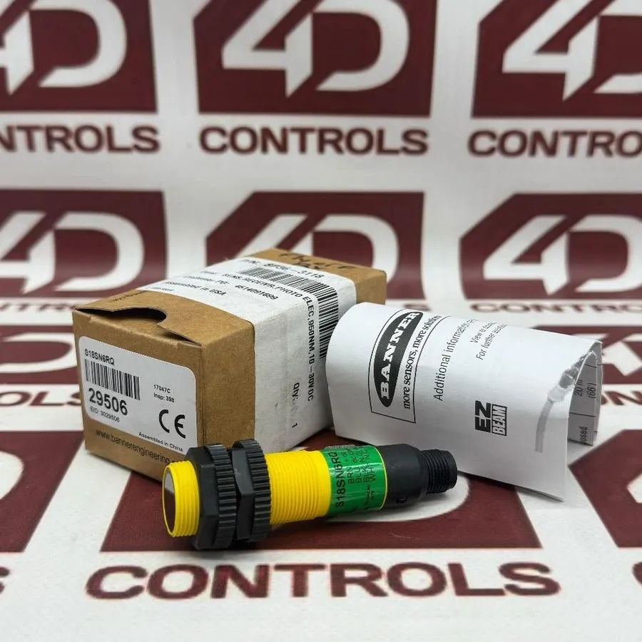 Фотоэлектрический датчик S18SN6RQ Banner Photoelectric Sensor, 10 to 30VDC, NPN,