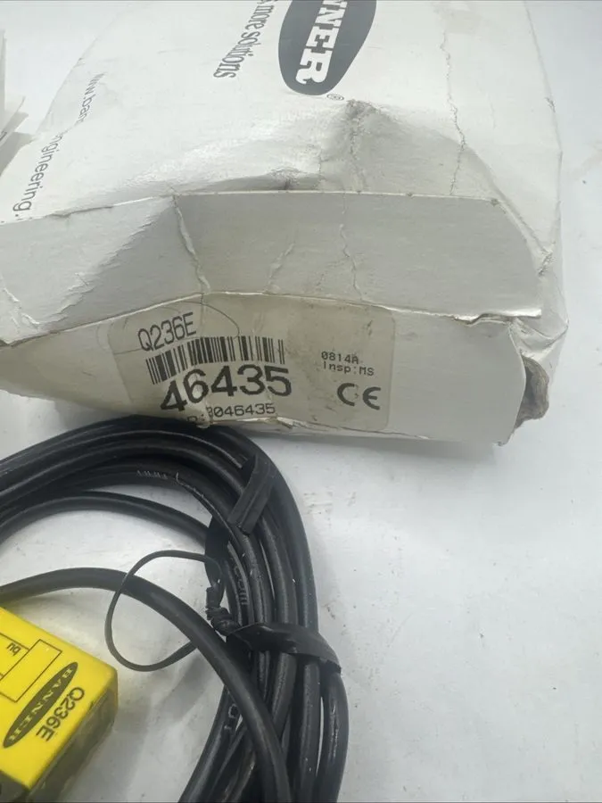 Фотоэлектрический датчик BANNER Q236E Photoelectric Sensor 46435 10-30VDC — фото лота 2