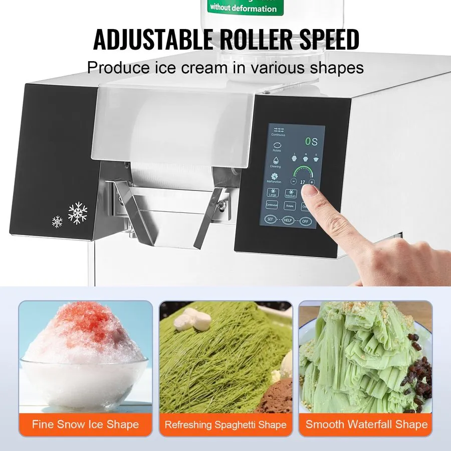 Льдогенератор Commercial Snowflake Ice Machine 397LBS/24H Ice Shaver Snow Cone — фото лота 2